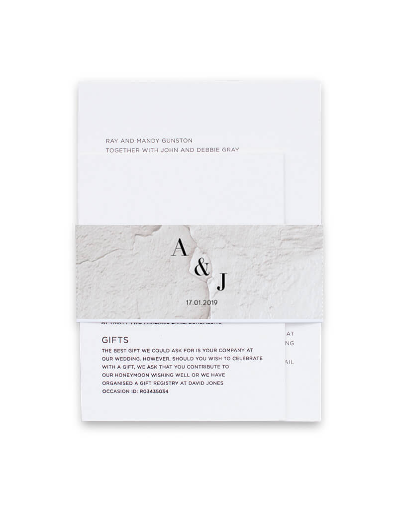 Ivy Invitation Belly Band by Shab M.