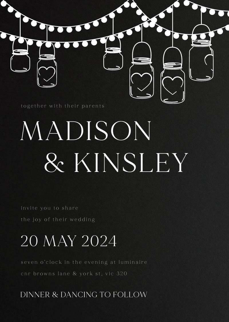 Jar Of Heart Wedding Invitations by Yunita Y.