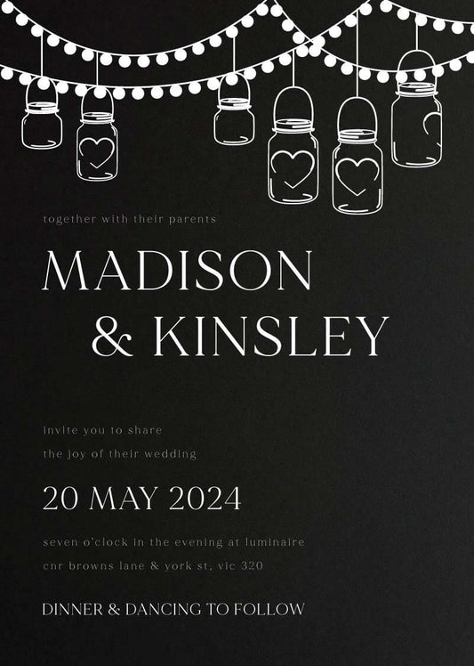 Jar Of Heart Wedding Invitations by Yunita Y.