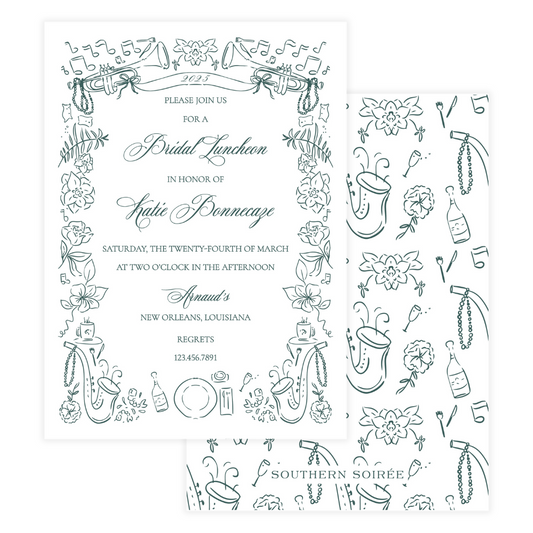 Jazz Brunch Invitation