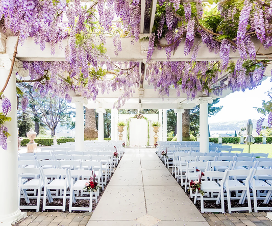Wisteria-Draped Elite Wedding Package - Historic Benicia, California