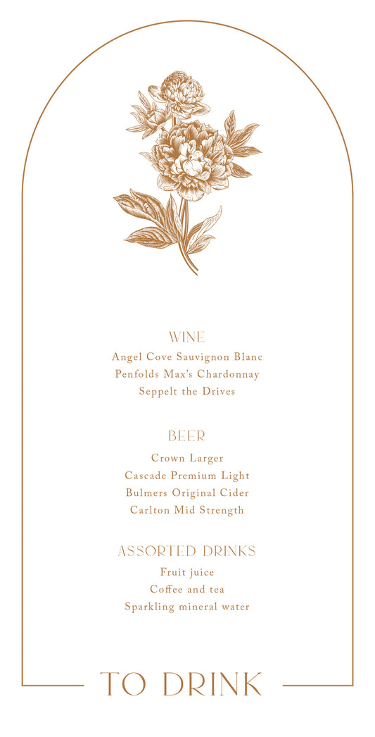 Jin MudanMenu Cards by Joy