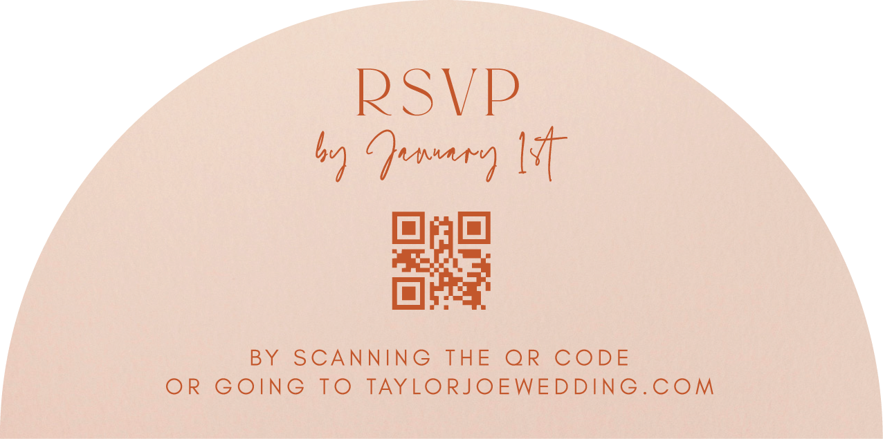 Jingga RSVP Cards by Putri N.