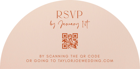 Jingga RSVP Cards by Putri N.