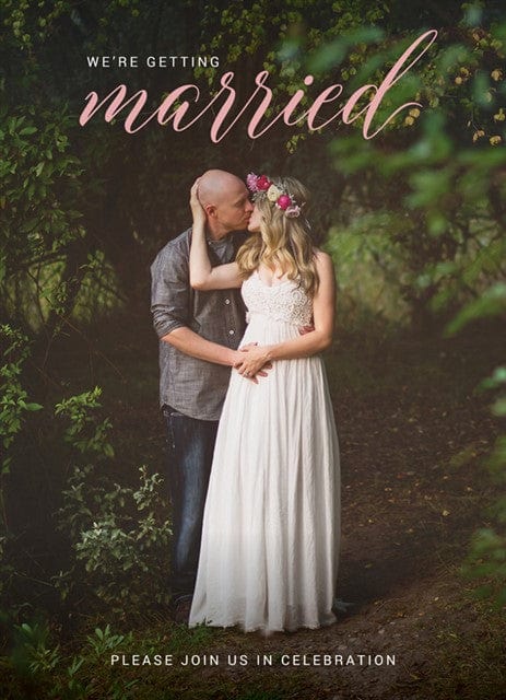 Join Us In Celebration Wedding Invitation