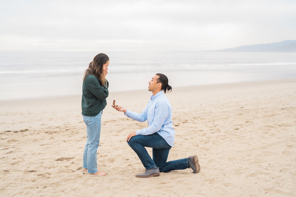 Julia in Huntington Beach: Proposal / Engagement Photography