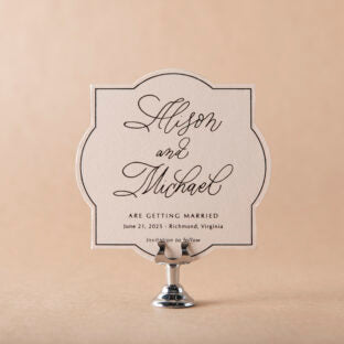 Kendrick save the date Wedding Invitation Suite