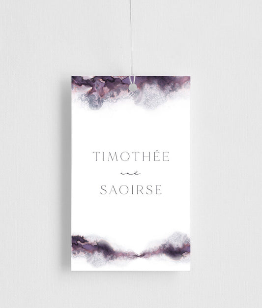 Lavender Blush Favor Tag by Joy