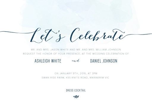 Clouds Wedding Invitations by Jidapha T.