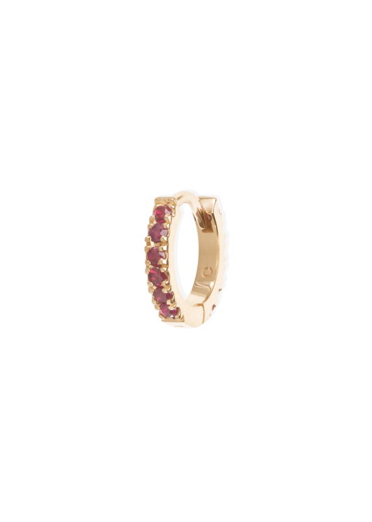 Lime Hoop 18K Rubi