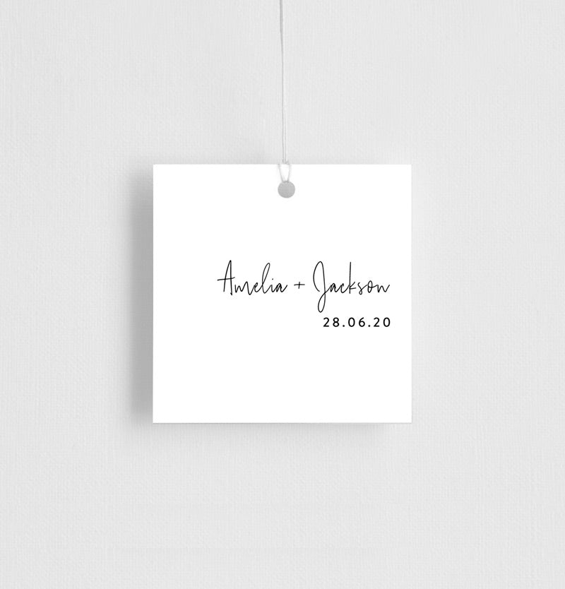 Linear Favor Tag by Jamie L.