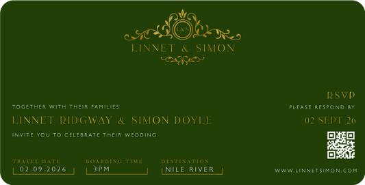 Linnet Wedding Invitations by Shab M.
