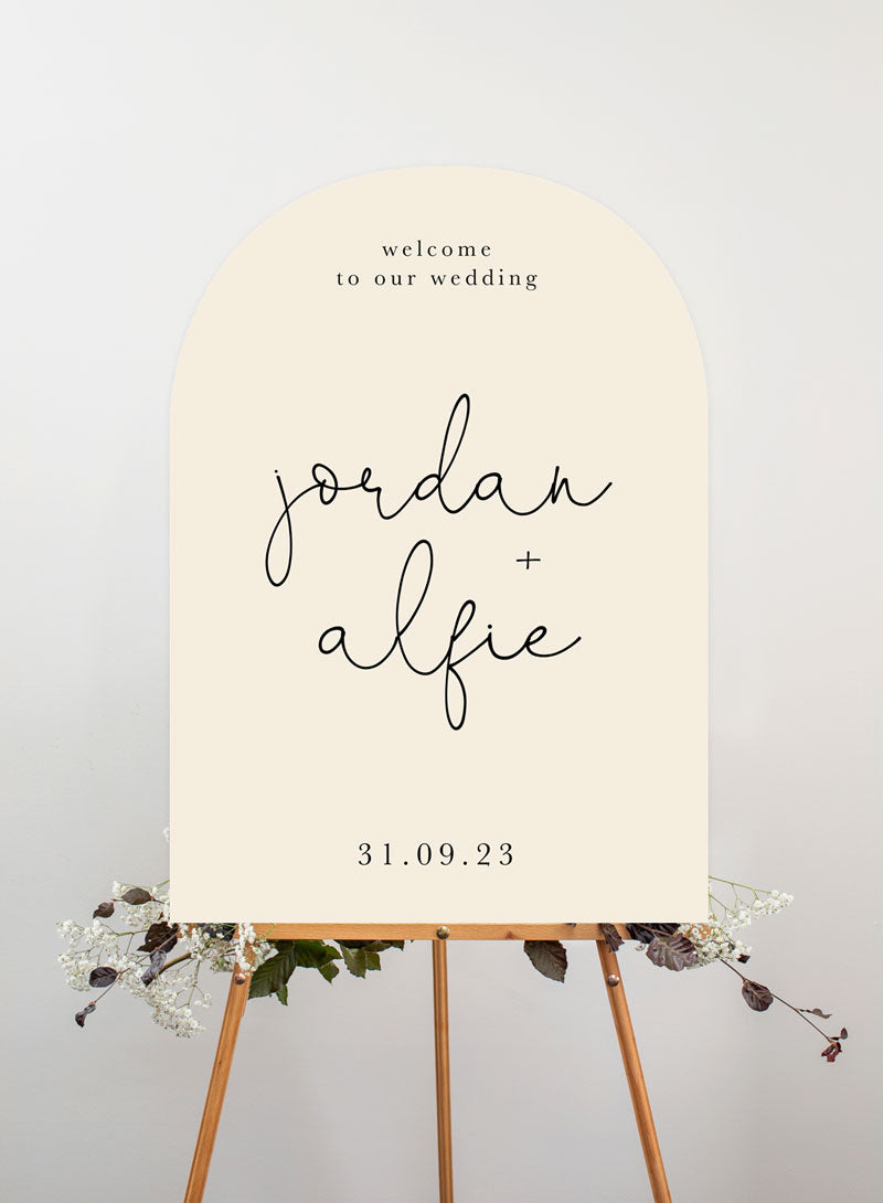 Liv Wedding Sign by Jamie L.