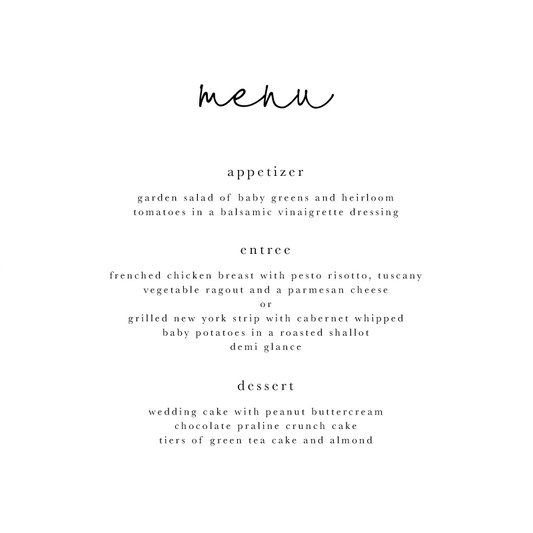 LivMenu Cards by Jamie L.