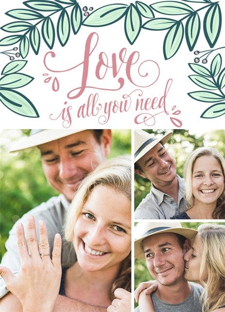 Love Is All You Need Wedding Invitation