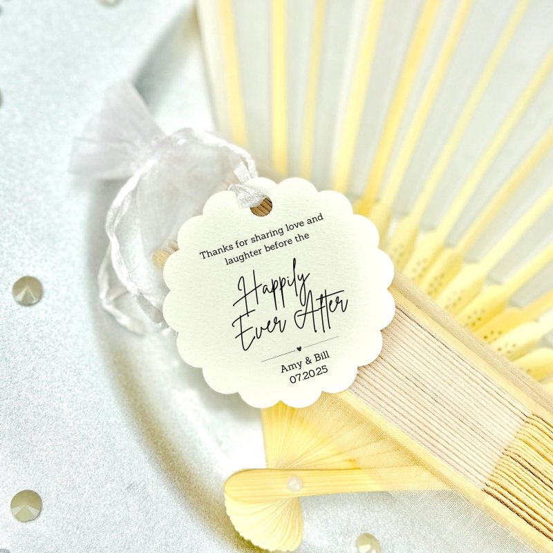 Love, Laughter, Happily Ever After Hand Fan