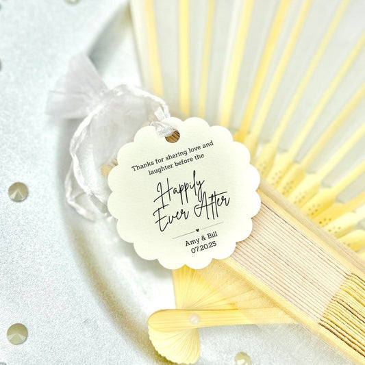 Love, Laughter, Happily Ever After Hand Fan