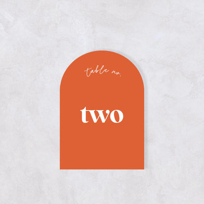 Reception Table Numbers - 10% OFF UPON SIGN UP