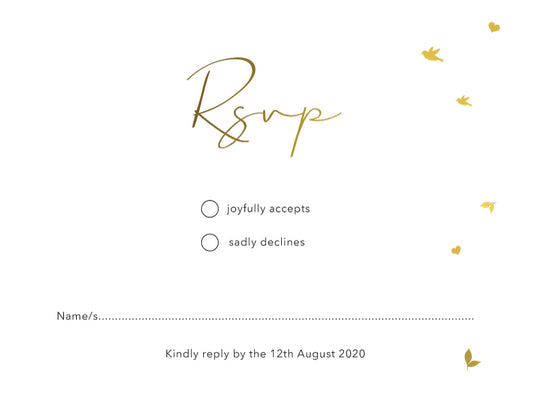 Love Tree RSVP Cards by Amber B.