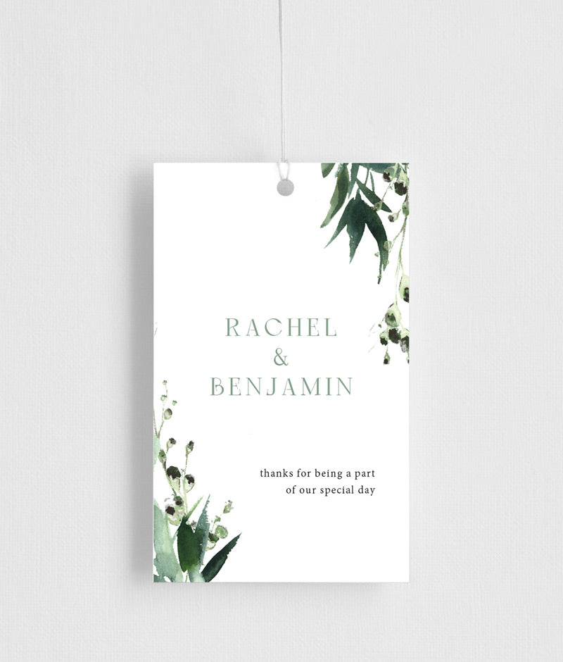 Love And Leaves Favor Tag by Joy