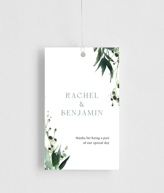 Love And Leaves Favor Tag by Joy