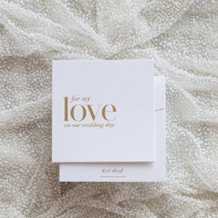 Love Card - White Invitation