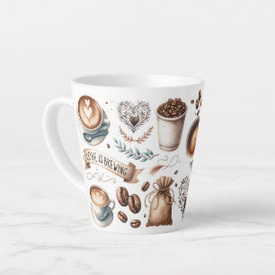 Love is Brewing Bridal Shower Gifts Latte Mug