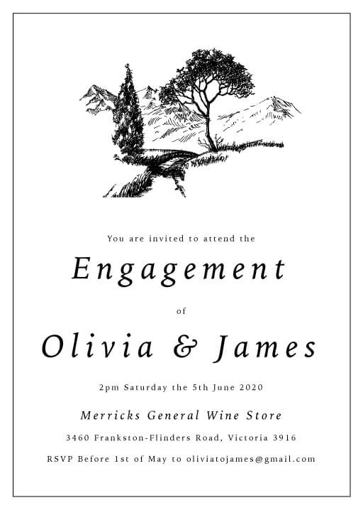 Love Land Engagement Invitations by Amber B.