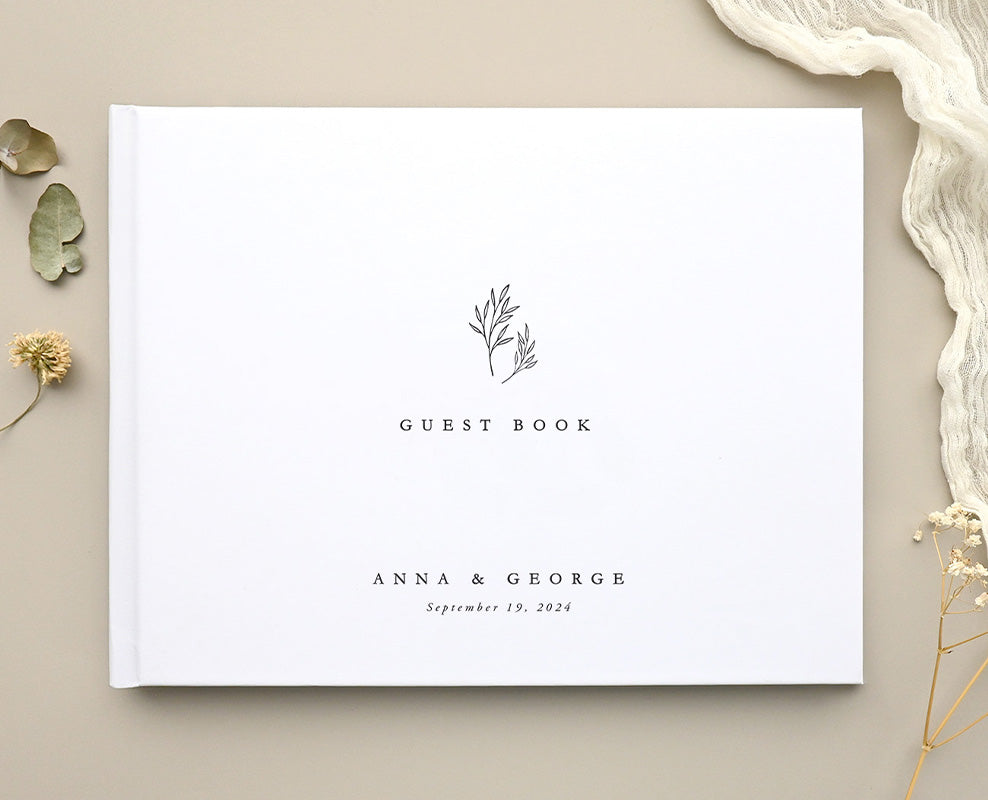 Luna Wedding Guest Book by Shab M.