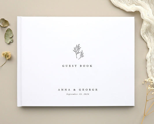 Luna Wedding Guest Book by Shab M.