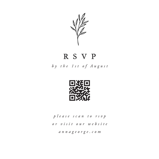 Luna RSVP Cards by Shab M.