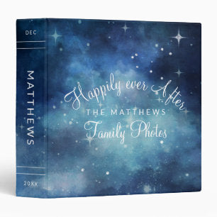 Lunar Sky Full Moon Celestial Family Photo Album 3 Ring Binder