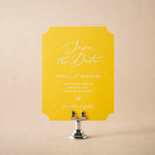 Lydia save the date Wedding Invitation Suite