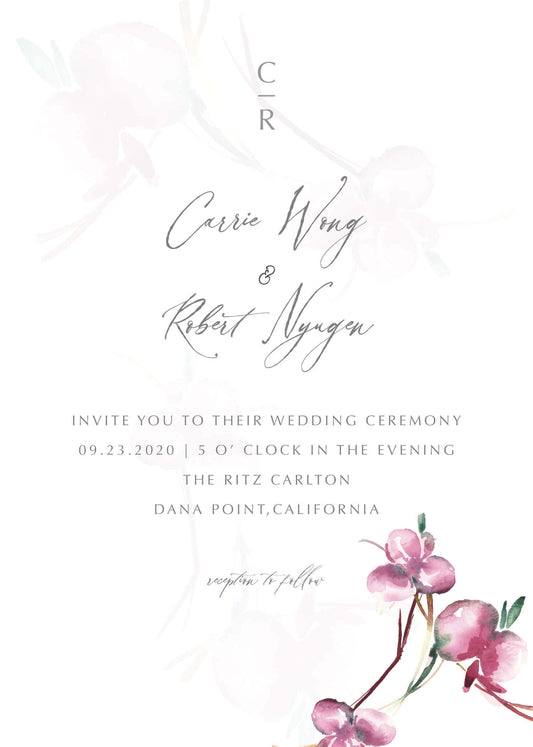 Oriental Romance Wedding Invitations by Esbee D.