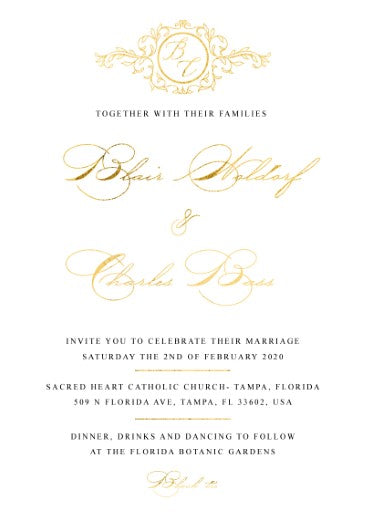 Lucullan Wedding Invitations by Stella M.