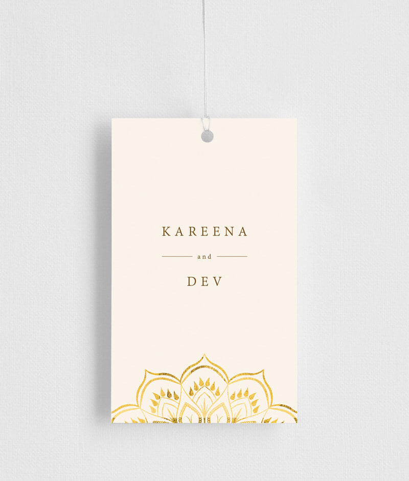 Mandala Favor Tag by Joy