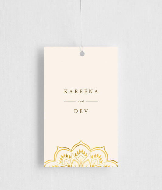 Mandala Favor Tag by Joy