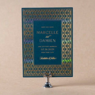 Marcelle Save the Date Wedding Invitation Suite