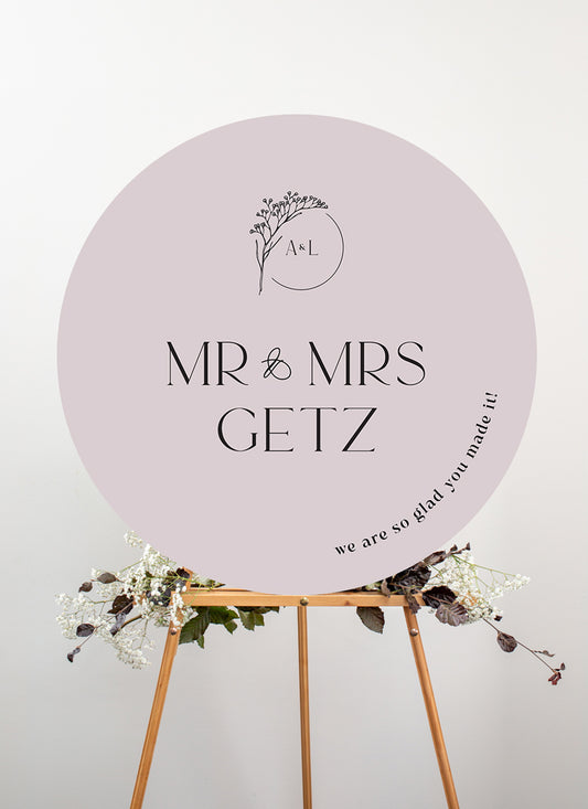 Marion Wedding Sign by Inggrid H.