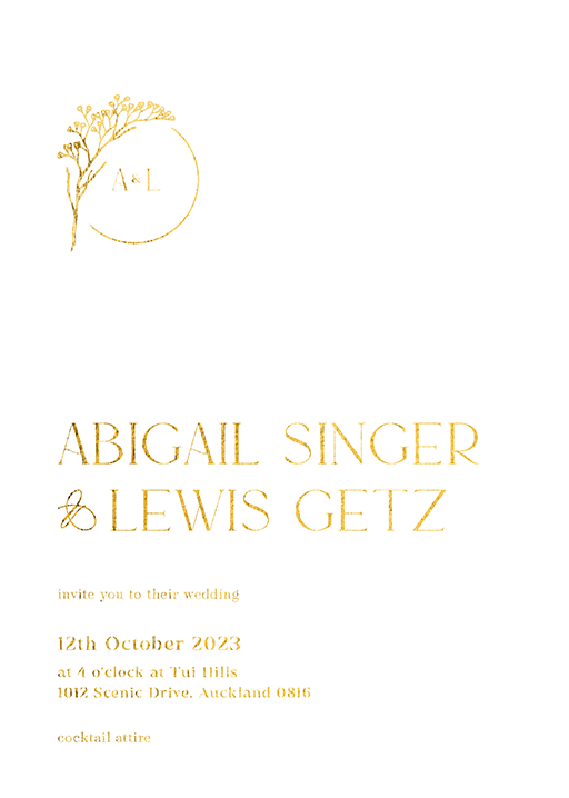 Marion Wedding Invitations by Inggrid H.