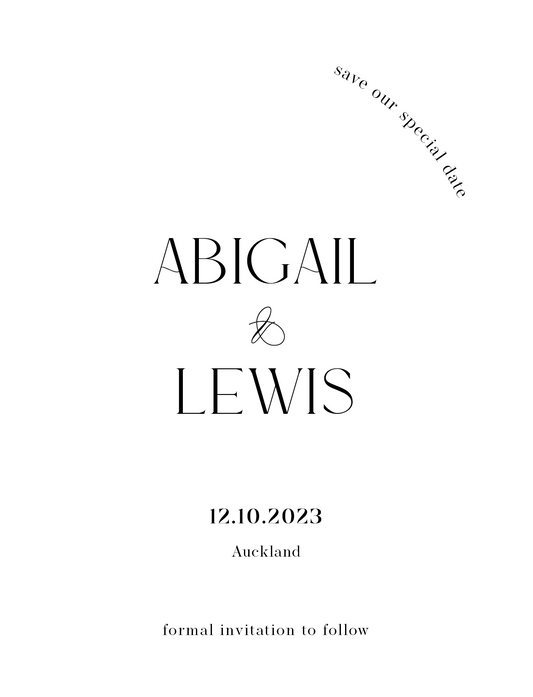 Marion Save The Date Cards by Inggrid H.