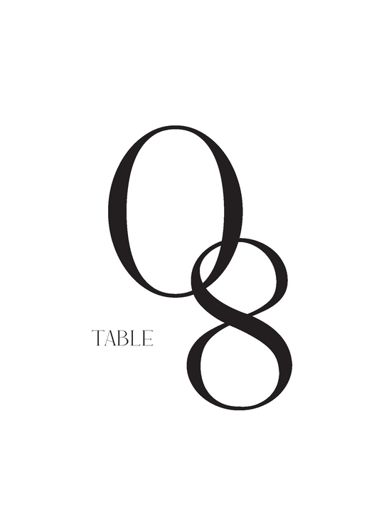 MarionTable Number by Inggrid H.