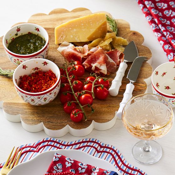 Mark & Graham X Pencil & Paper Co. Scalloped Serving Set