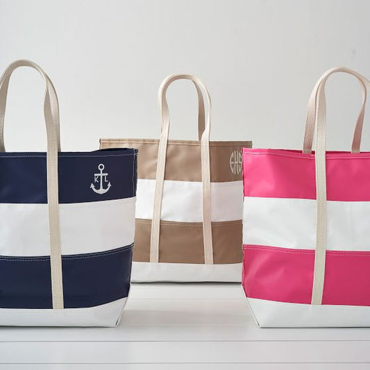 Mark & Graham X Steele Stripe Waterproof Tote