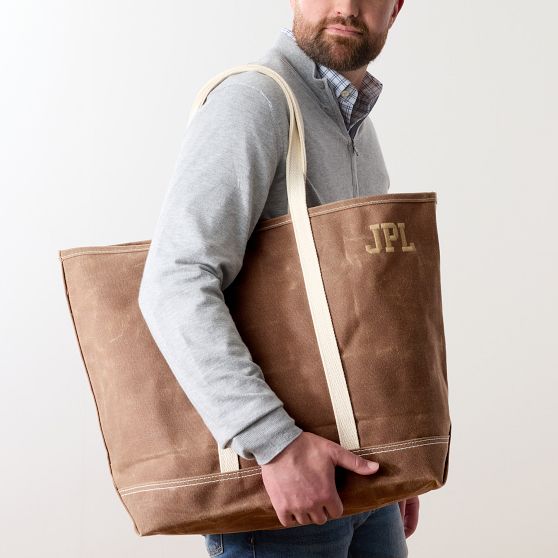 Mark & Graham X Steele Waxed Canvas Tote