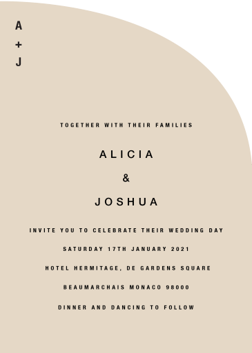 Medinilla Wedding Invitations by Shab M.