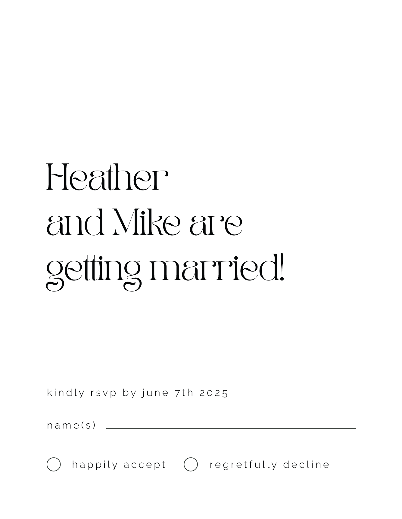 Meet You At The Arch RSVP Cards by Hasanah M.