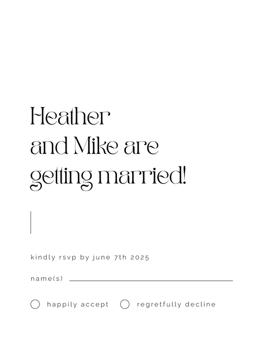 Meet You At The Arch RSVP Cards by Hasanah M.