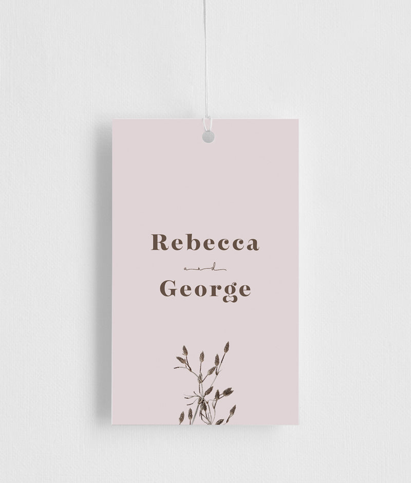 Memoir Favor Tag by Joy