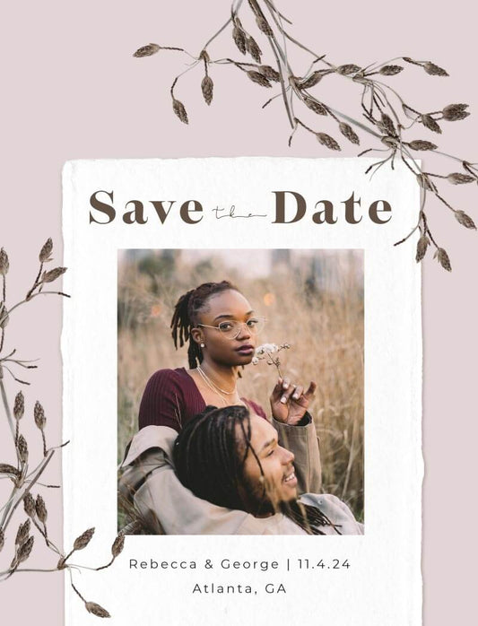 Memoir Save The Date Cards by Joy